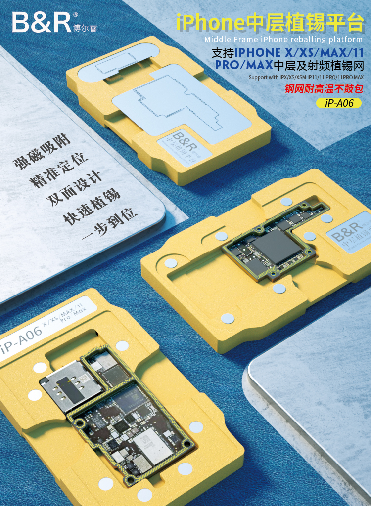 B&R Middle Frame iPhone reballing platform IP-A06